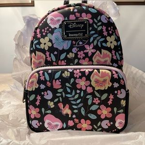 Loungefly Disney Alice in Wonderland Floral Mini Backpack Rare Find
